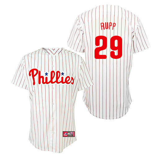 Cameron Rupp #29 Youth Baseball Jersey-Philadelphia Phillies Authentic Home White Cool Base MLB Jersey